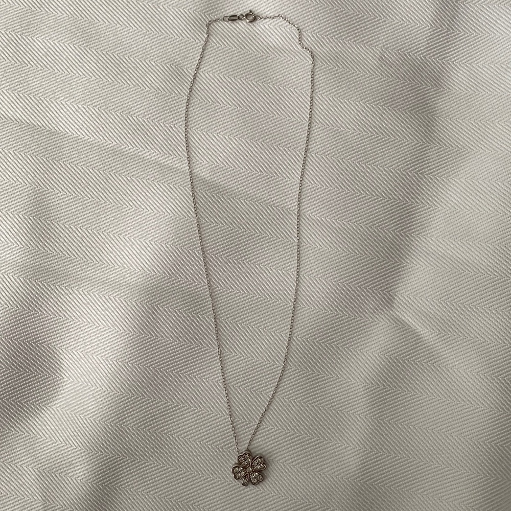 Sterling Silver Clover Necklace
